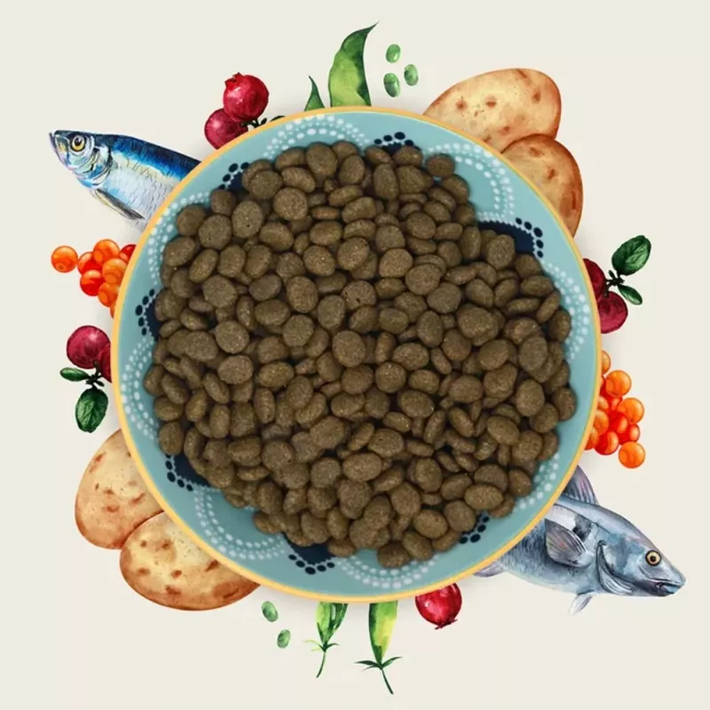 EDEN Balta Fish with Herring Caviar – sausas kačių maistas – 1,5 kg