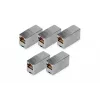 RJ45 modulinis sujungiklis Digitus DN-93901-5 5 vnt. auksuoti kontaktai sidabrinis