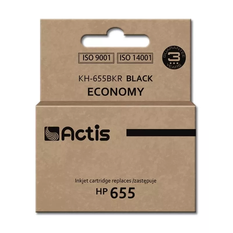 Actis KH-655BKR rašalas (HP 655 CZ109AE pakaitalas; Standartinis; 20 ml; juodas)