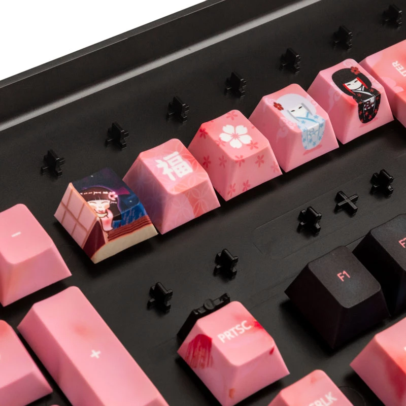 Keycap Set Traitors ZASHIKI WARASHI (UK išdėstymas) – rankų darbo teminiai keičiamieji klavišų dangteliai