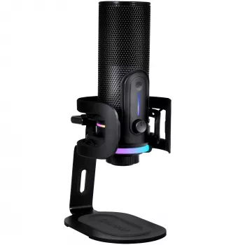 Streamplify MIC PRO USB mikrofonas su RGB apšvietimu, juodas SPMC-P3C327.11
