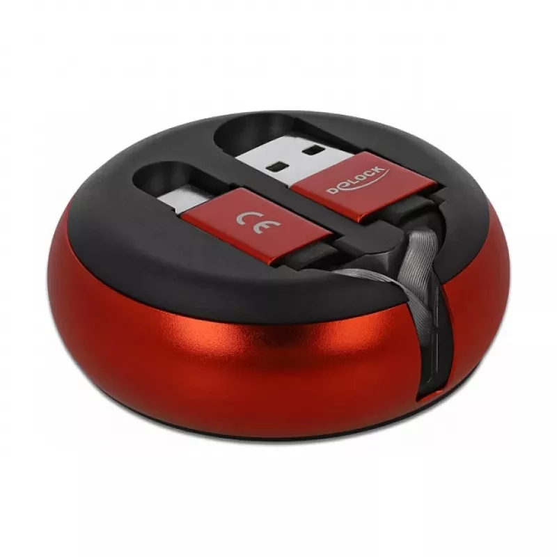 Ištraukiamas laidas DeLOCK USB 2.0 Type-A į USB-C™ 85819