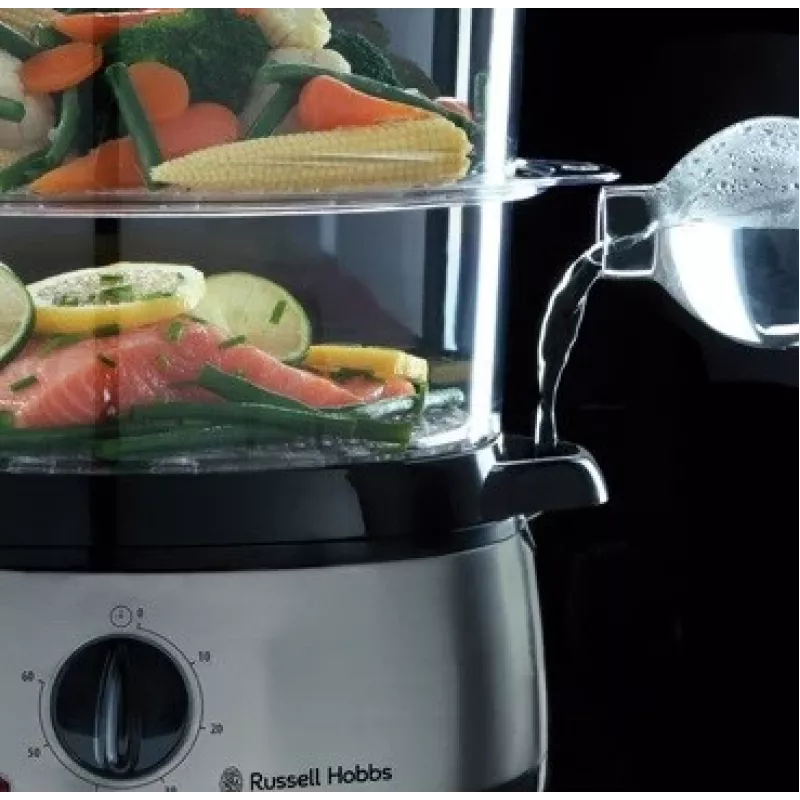 Garinis viryklė Russell Hobbs 19270-56, 3 krepšeliai, 9 L bendras tūris, 800 W, nerūdijantis plienas
