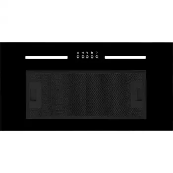 Įmontuojamas virtuvės gartraukis MPM MPM-54-OWS-02, 54 cm, 3 greičių ištraukimas, maks. 626 m³/val., juodas