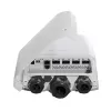 Mikrotik CRS504-4XQ-OUT tinklo jungiklis Valdomas L3 Fast Ethernet (10/100) Power over Ethernet (PoE) 1U Baltas
