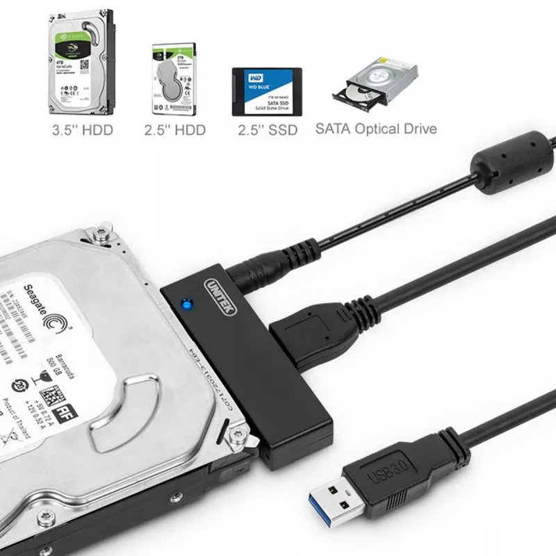 Sąsajos kortelė Unitek Y-1039, USB laidas komplekte, 5 Gbit/s, juoda, „plug-and-play“