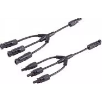 shiverpeaks ®-PV4 T-Adapter Cable Set, 3/1, 4mm², juoda/juoda, 30 cm (BS02-21033)