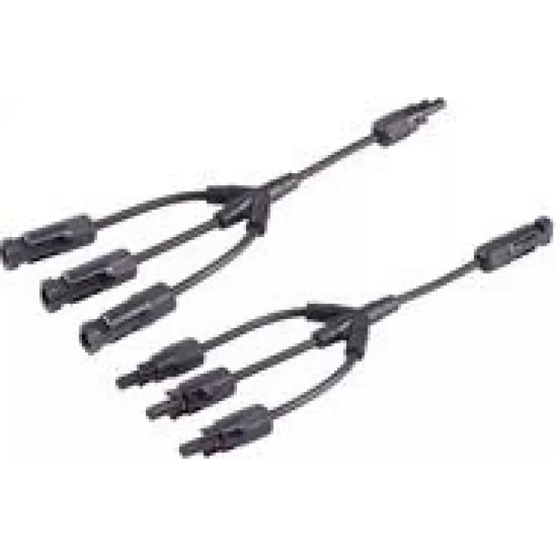 shiverpeaks ®-PV4 T-Adapter Cable Set, 3/1, 4mm², juoda/juoda, 30 cm (BS02-21033)