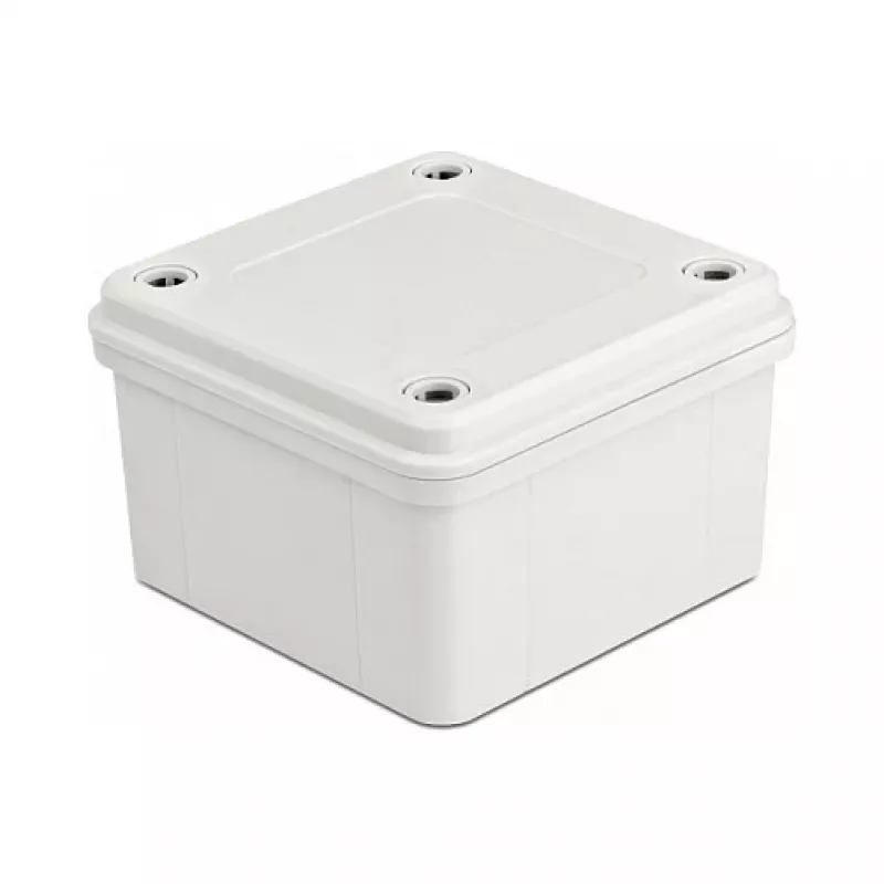 DeLOCK montavimo korpusas, IP65, atsparus vandeniui, 96 x 96 x 60 mm, pilkas