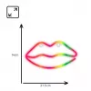 Neoninės lempos MANTA SNL61RGB LIPS RGB spalvą keičiantis dekoratyvinis ženklas, modelis SNL61RGB