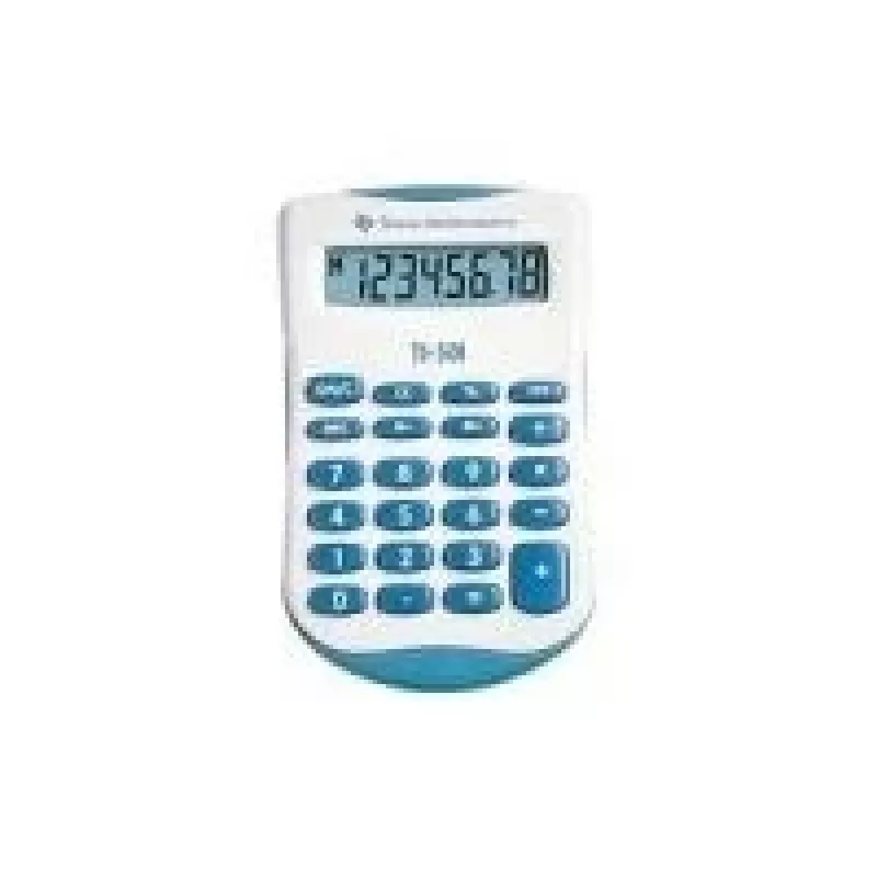 Texas Instruments TI-501 skaičiuotuvo dėklas paprastas skaičiuotuvas mėlynas - baltas (TI501)