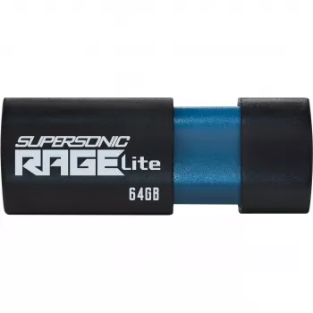 USB atmintukas PATRIOT Supersonic Rage Lite 64 GB USB Type-A 3.2 Gen 1, slankiojamas, atsparus smūgiams