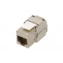 Extralink Keystone CAT6A STP RJ45 kampinis metalinis keystone lizdas, vieno prievado