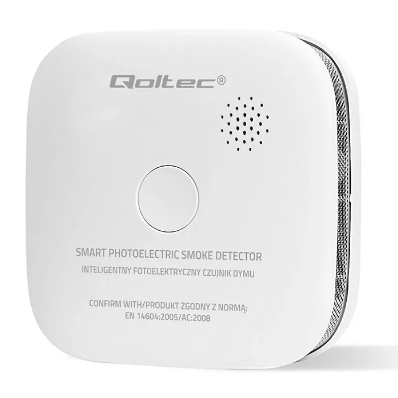 Belaidis dūmų detektorius QOLTEC modelis 52653 su 85 dB baterijos aliarmu