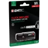 USB atmintinė Emtec B120 Click Secure 16 GB USB Type-A 3.2 Gen 2 juoda