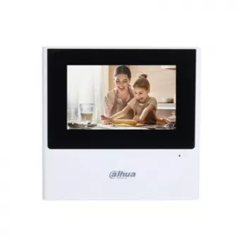 Dahua Technology VTH2611L-WP vaizdo domofono sistema 10,9 cm (4,3 colių) Juoda, Balta
