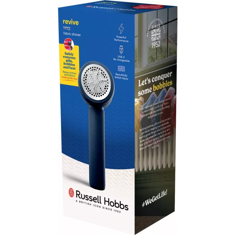 Audinių skutiklis Russell Hobbs 27660-56 nešiojamas įkraunamas, kompaktiškas pūkelių šalintuvas