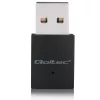 Belaidis mini USB Wi‑Fi adapteris QOLTEC 57007 — Vienos juostos 2,4 GHz, iki 150 Mbps, vidinė antena