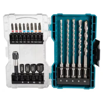 Atsuktuvo antgalių rinkinys Makita E-07026 18 vnt.