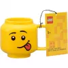 LEGO EYZ65827 Mažas keraminis puodelis su juokingu veidu 255 ml
