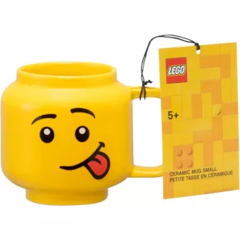 LEGO EYZ65827 Mažas keraminis puodelis su juokingu veidu 255 ml