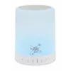 Manhattan Sound Science Bluetooth garsiakalbis, 5 val. atkūrimo laikas, 10 m veikimo nuotolis, microSD kortelių skaitytuvas (32 GB), 3,5 mm aux jungtis, 3 W išvestis, USB-A įkrovimo laidas komplekte, 1200 mAh baterija, Bluetooth v5, įmontuota pakabinimo kilpa, balta, 3 metų garantija