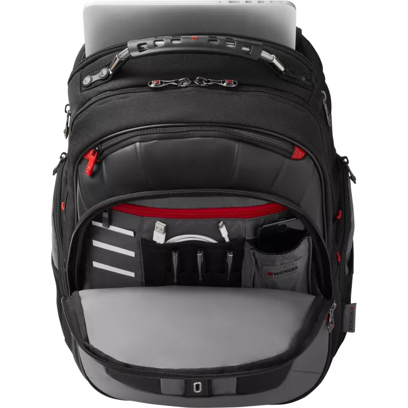 Wenger/SwissGear 600639 nešiojamojo kompiuterio dėklas 43,2 cm (17) Kuprinės dėklas Juoda, Pilka