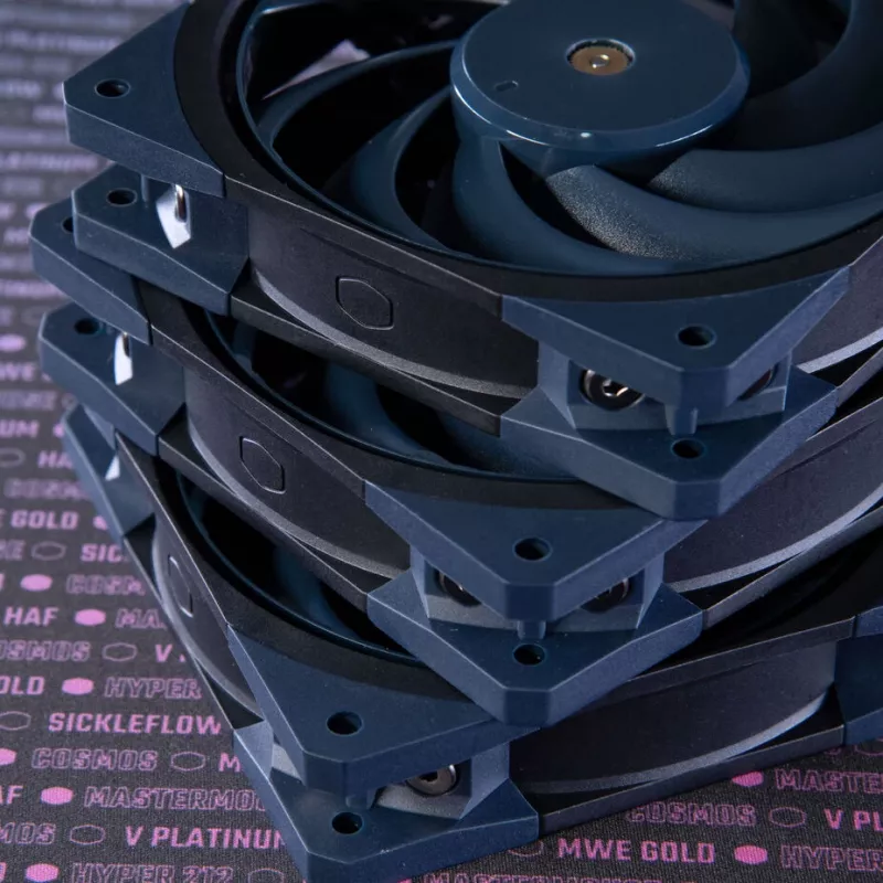 Aušintuvas Cooler Master Mobius 120 OC 12 cm Juodas 3 Greičiai 3200 RPM