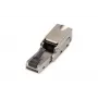 Digitus CAT 6A Field Termination Plug lenkiamas STP su dulkių dangteliu RJ-45 Female Sidabrinė