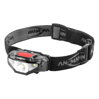 Ansmann HD70B - Galvos apšvietimo žibintuvėlis - Juodas - akrilnitrilo butadieno stirenas (ABS) - Plastikas - IP44 - LED - 1 lemputė