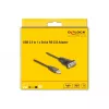 DeLOCK adapteris USB 2.0 Type-A į nuoseklųjį RS-232 D-Sub 9 kontaktų kištukas 1,5 m