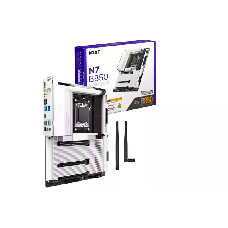 Pagrindinė plokštė NZXT N7 B850 AMD B850 Socket AM5 ATX