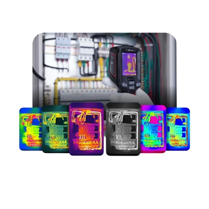 Šiluminio vaizdo kamera Guide Sensmart E1+ — 120×90 px terminis jutiklis, 240×180 px maks., 2,4 colio LCD, Wi‑Fi, IP54, -20–550°C