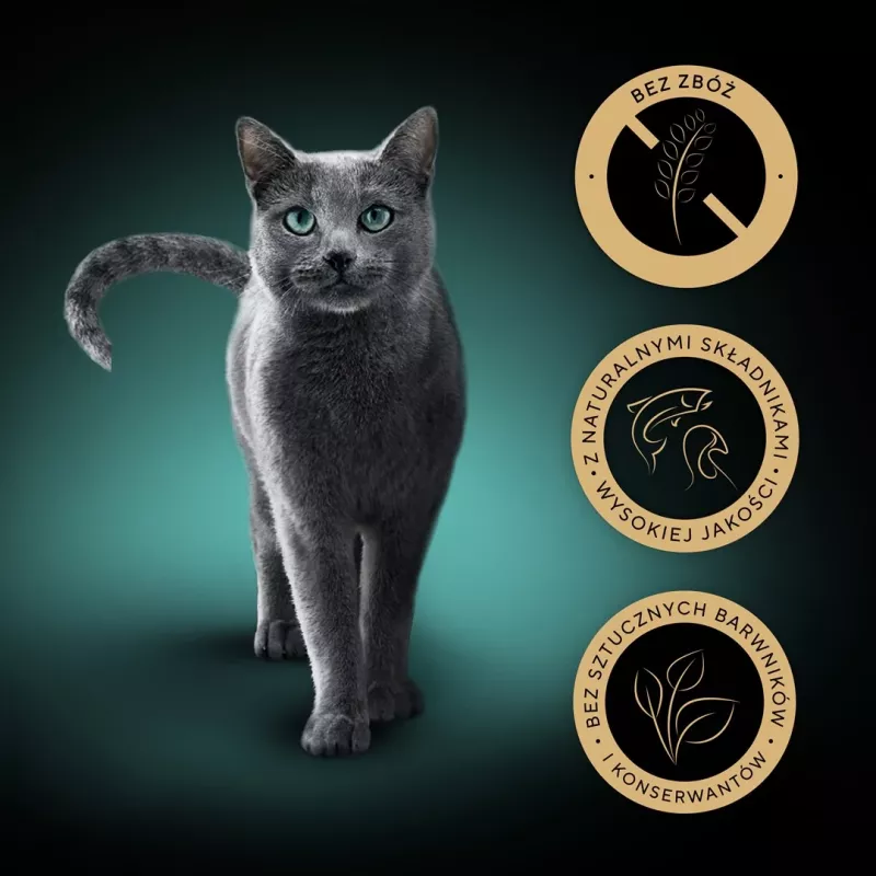 Šlapias kačių maistas Sheba Nature's Collection Mix 40×85 g maišelių pakuotė — suaugusioms katėms, pagrindinis skonis kalakutiena, drėgmė 83 %, baltymai 7,8 %