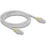 Tinklo kabelis DeLOCK RJ45 Cat.6A S/FTP 3m Pilkas