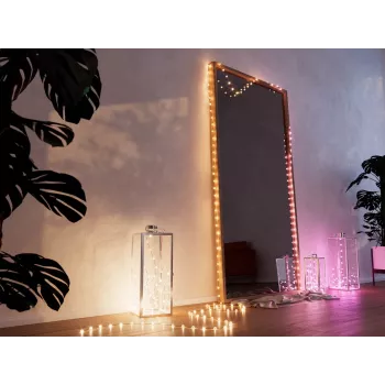 Išmanioji dekoratyvinė lemputė Twinkly Strings USB-C Pearls Wi-Fi/Bluetooth Multicolour