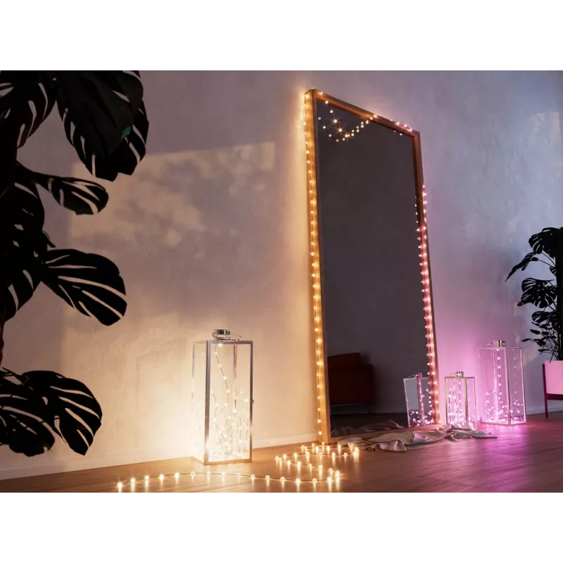 Išmanioji dekoratyvinė lemputė Twinkly Strings USB-C Pearls Wi-Fi/Bluetooth Multicolour