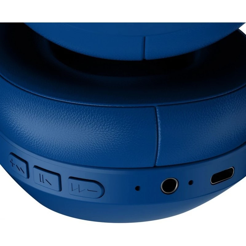Belaidės ausinės Defender Fre Emotion B490 — mėlynos, ant ausų, Bluetooth, įmontuotas mikrofonas