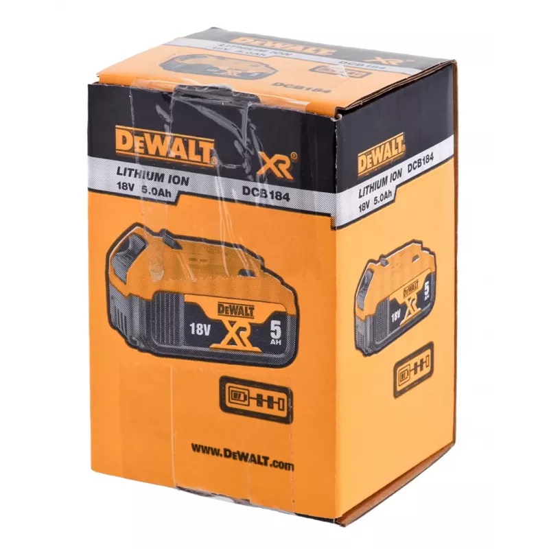 Dewalt 18V XR 5Ah Li-Ion slankioji baterija elektriniams įrankiams