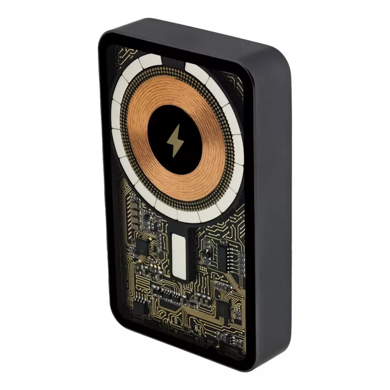 Nešiojama išorinė baterija PATONA 9992, 10000 mAh, LiPo 38,5 Wh, USB‑C PD 20 W, 2 išėjimai, 12 V/3 A įėjimas/išėjimas, juoda