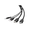 Belkin Secure KVM Combo kabelis – vaizdo / USB / garso kabelis – atitinka TAA – USB, mini lizdas, HDMI (kištukas)