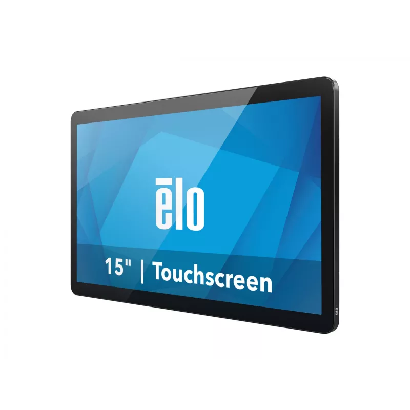 Skaitmeninės iškabos plokščiaekranis Elotouch 1504L 15,6 col. LED 1920x1080 450 cd/m² juodas jutiklinis ekranas