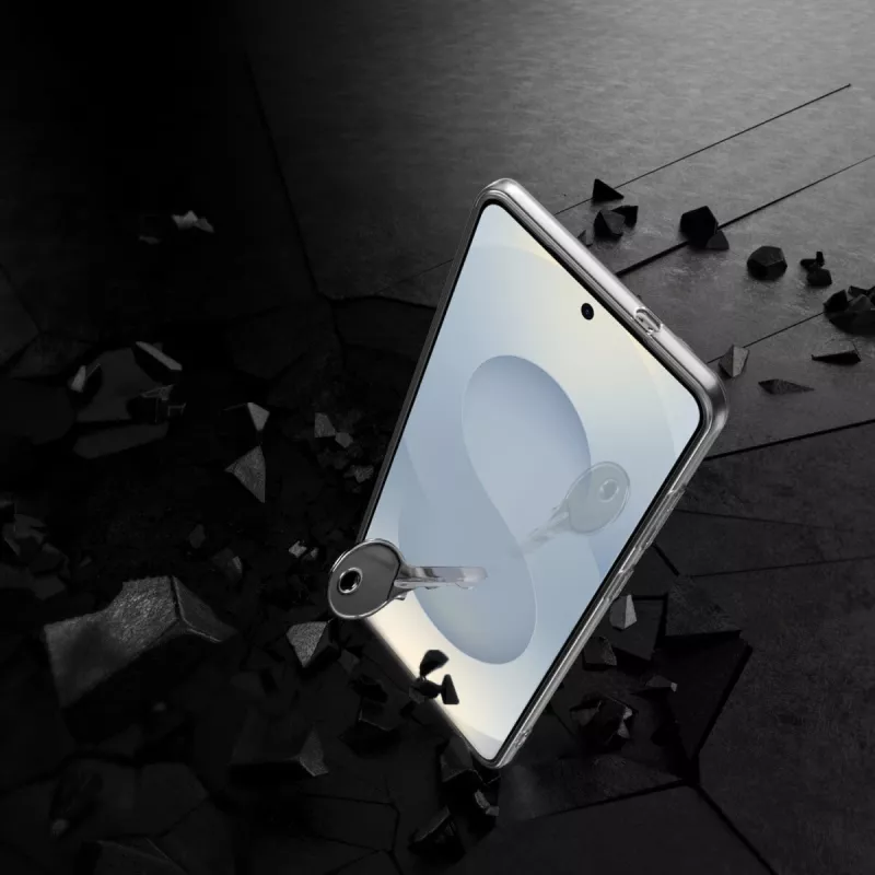 4smarts apsaugos rinkinys, skirtas Samsung Galaxy S25 Edge — 360° apsauga, ekrano apsauga ir dėklas