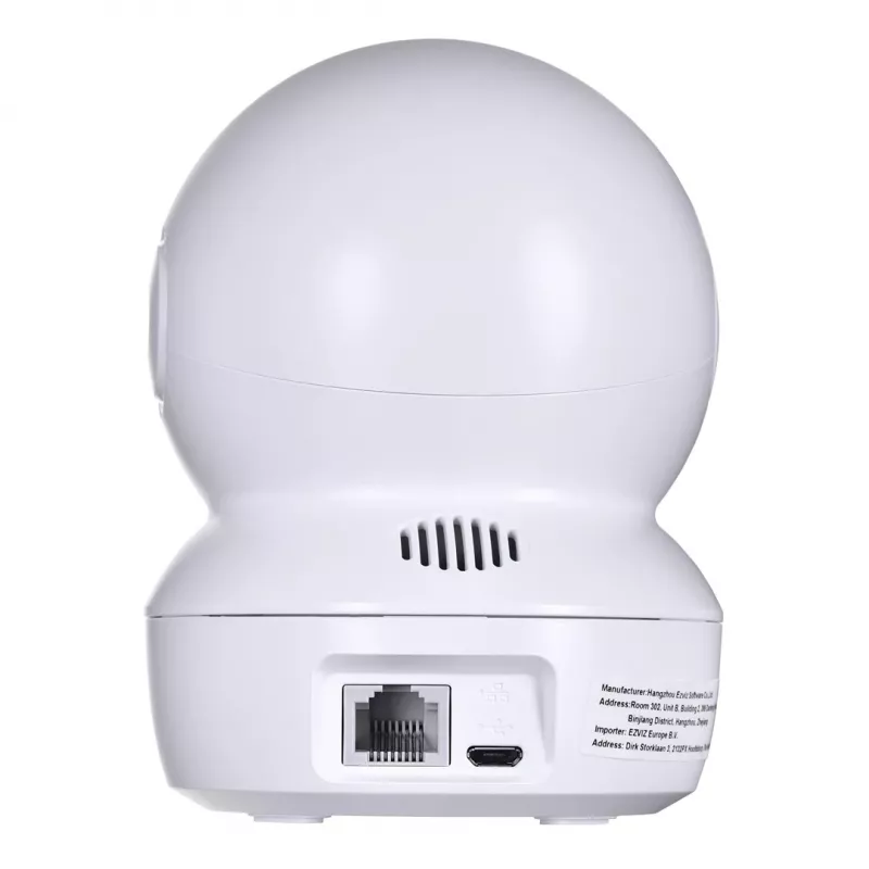 IP apsaugos kamera EZVIZ H6c 1920 x 1080, patalpų sferinė, Wi‑Fi ir Ethernet, 4 mm objektyvas, 360° apžvalga, microSD iki 256 GB