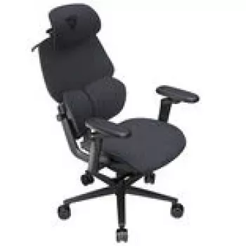 Žaidimų kėdė thunder x3 FLEX Pro Fabric Pilka — ergonomiška pasukama sėdynė, reguliuojami porankiai ir atlošas