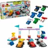 LEGO DUPLO 10445 F1 komandos lenktynių automobiliai ir vairuotojai