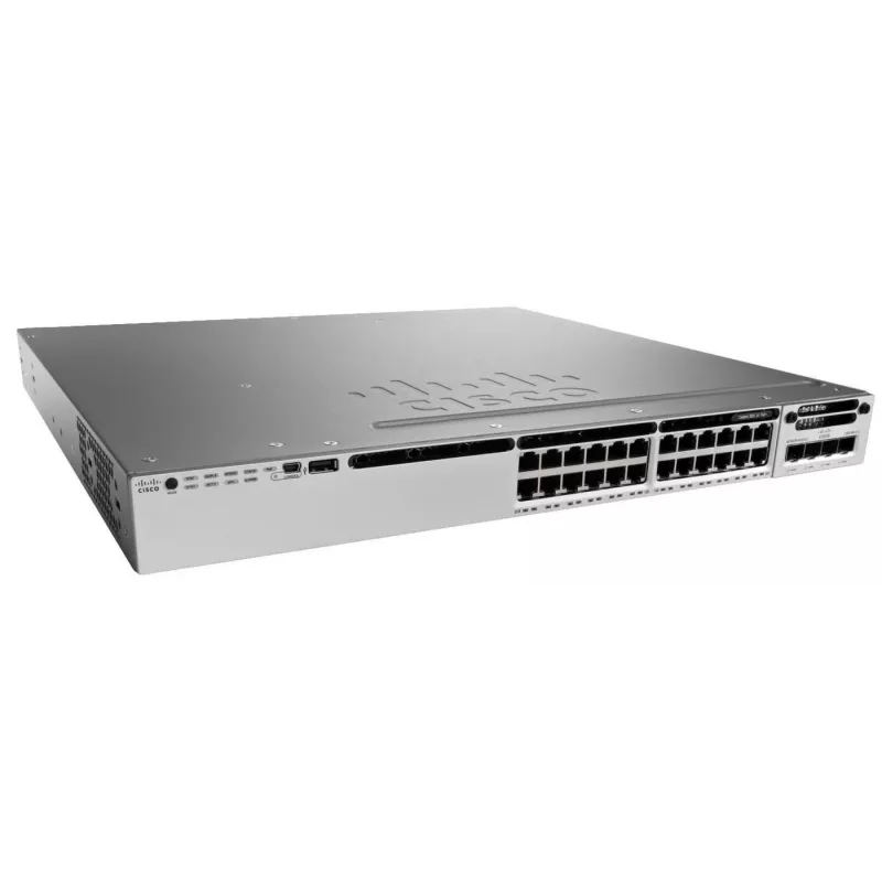 CISCO CATALYST 3850-24P JUNGTUKAS 24 PORTAI 10/100BASE PoE+