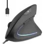 Perixx PERIMICE-513 C vertikali ergonominė pelė USB-C juoda dešiniarankiams (PERIMICE-513 C)