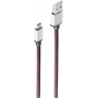 USB laidas ShiverPeaks BS14-50096 0,9 m USB A Micro-USB B raudonas
