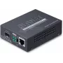 PLANET 802.3at PoE+ PD tinklo laikmenų keitiklis 2000 Mbit/s juodas